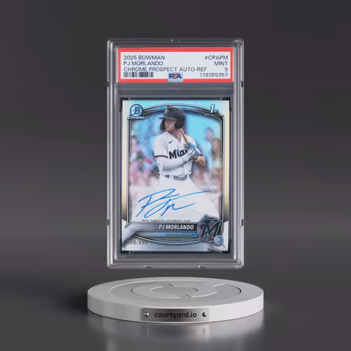 2025 Bowman Chrome Prospect Autographs #CPAPM PJ Morlando - Refractor (PSA 9 MINT)