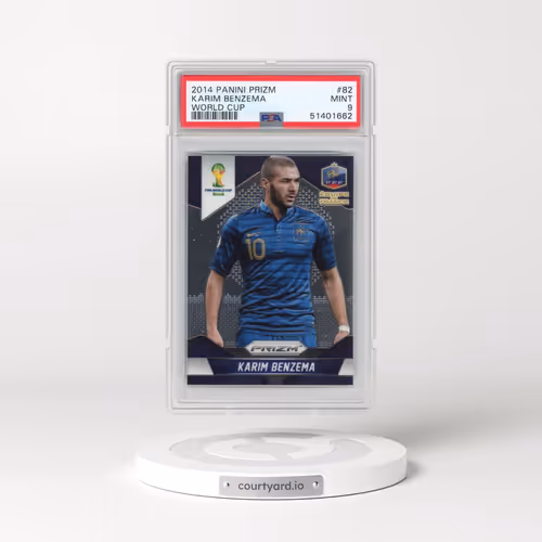 2014 Panini Prizm World Cup #82 Karim Benzema (PSA 9 MINT)