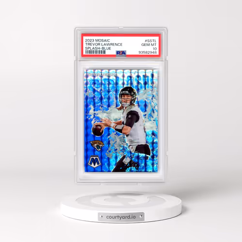 2023 Panini Mosaic Splash #SSTL Trevor Lawrence - Blue (PSA 10 GEM MINT)
