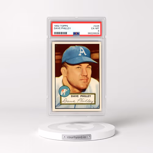 1952 Topps #226 Dave Philley (PSA 6 EX-MT)