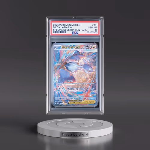 2025 Pokémon Meg EN-Mega Evolution #181 Mega Latias EX - Holo Special Illustration Rare (PSA 10 GEM