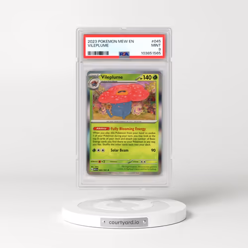 2023 Pokémon Mew EN-151 #045 Vileplume (PSA 9 MINT)