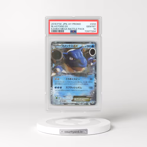 2016 Pokémon XY Promo #234 Blastoise EX - Holo Kamex Mega Battle Pack (PSA 10 GEM MINT)
