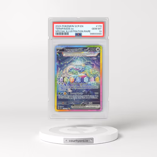 2024 Pokémon Scr EN-Stellar Crown #170 Terapagos EX - Holo Special Illustration Rare (PSA 10 GEM MINT)
