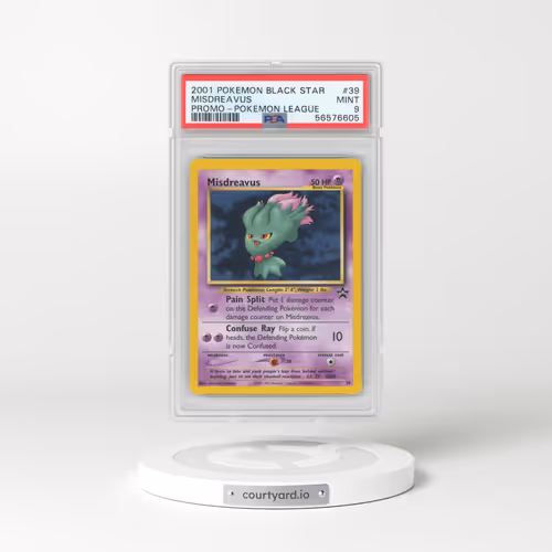 1999 Black Star Promos #39 Misdreavus - Pokémon League (PSA 9 MINT)