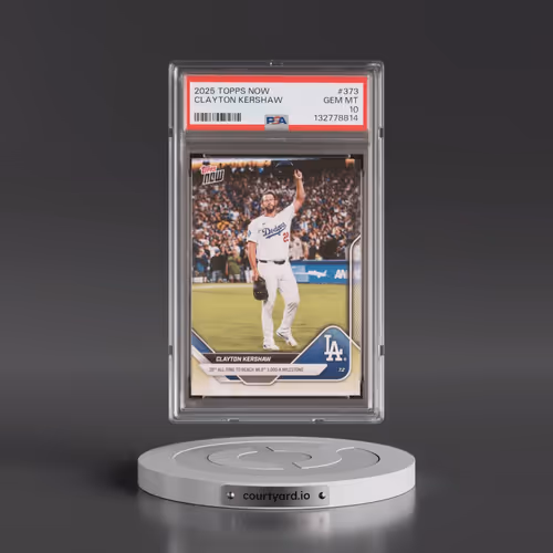 2025 Topps Now #373 Clayton Kershaw (PSA 10 GEM MINT)
