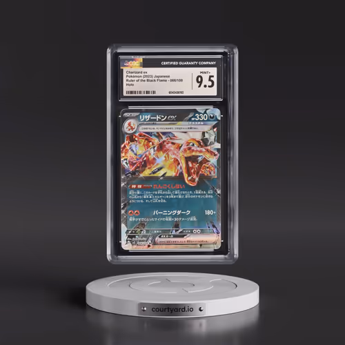 2023 Ruler of the Black Flame #066/108 Charizard ex - Holo (CGC 9.5 MINT+)