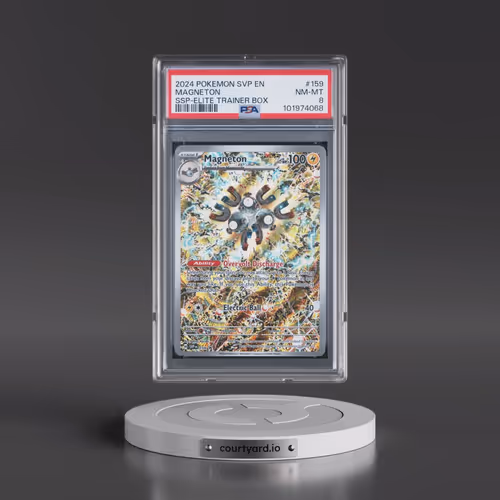 2024 Pokémon Svp EN-SV Black Star Promo #159 Magneton - Surging Sparks Elite Trainer Box (PSA 8 NM-M