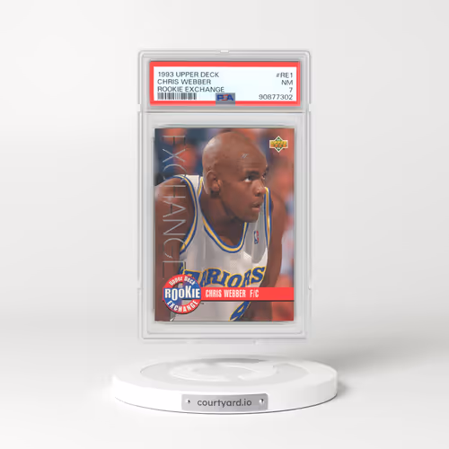 1993 Upper Deck Rookie Exchange #RE1 Chris Webber (PSA 7 NM)