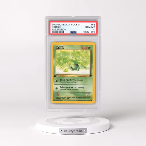 2000 Pokémon Rocket #63 Oddish - 1st Edition (PSA 10 GEM MINT)