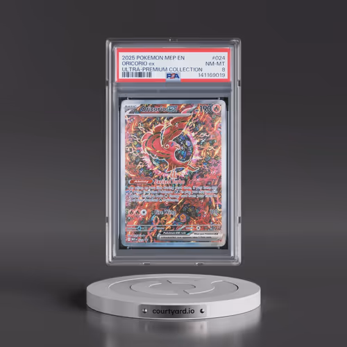 2025 Pokémon Mep EN-Me Black Star Promo #024 Oricorio EX - Holo Mega Charizard X EX Ultra-Premium Co