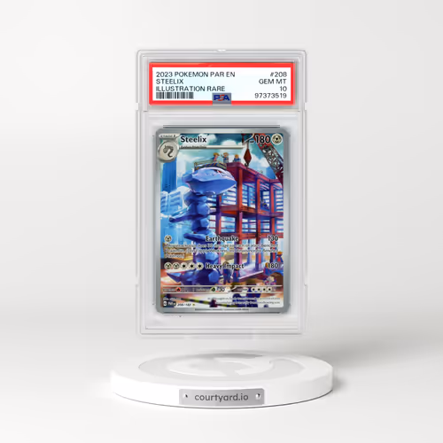 2023 Pokémon Par EN-Paradox Rift #208 Steelix - Illustration Rare (PSA 10 GEM MINT)