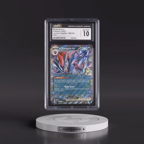 2025 Pokémon Jtg EN-Journey Together #098 N's Zoroark EX - Holo (CGC 10 GEM MINT)