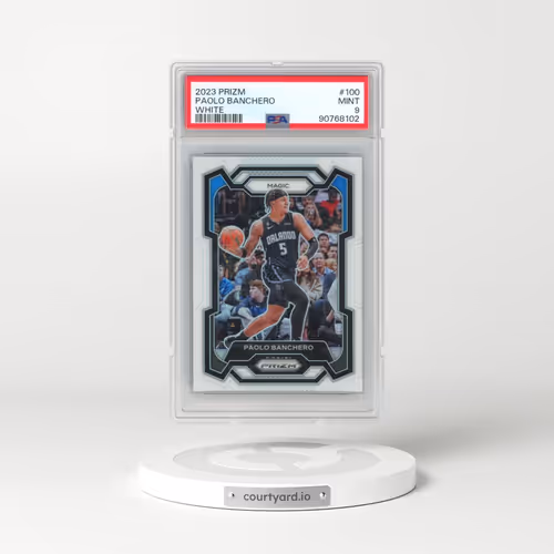 2023 Panini Prizm #100 Paolo Banchero - White Prizm (PSA 9 MINT)