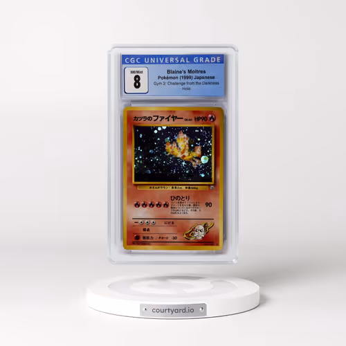 1999 Gym 2: Challenge from the Darkness Blaine's Moltres - Holo (CGC 8 NM-MT)