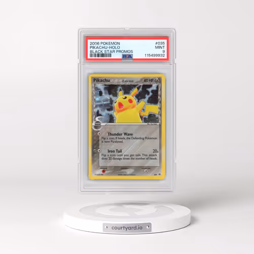 2006 Pokémon Black Star Promos #035 Pikachu - Holo (PSA 9 MINT)