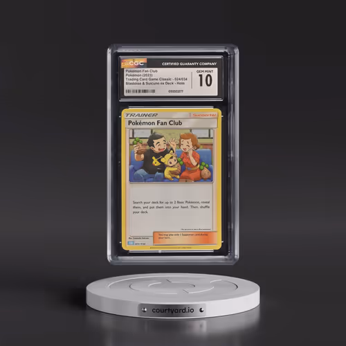 2023 Trading Card Game Classic - CLV, CLC, CLB #024/034 Pok^mon Fan Club - Blastoise & Suicune e