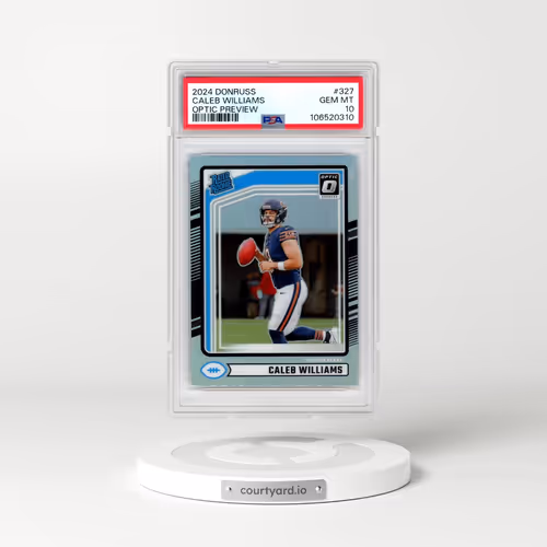 2024 Panini Donruss #327 Caleb Williams - Optic Preview (PSA 10 GEM MINT)