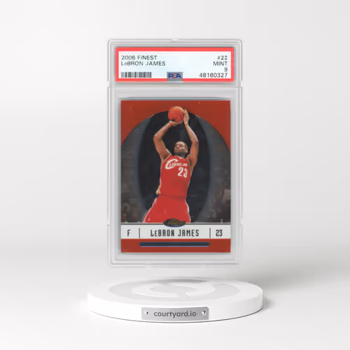 2006 Finest #22 LeBron James (PSA 9 MINT)