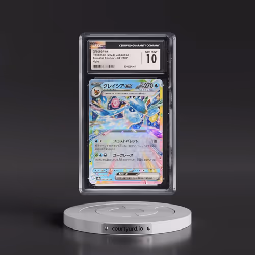 2024 Pokémon Sv8a-Terastal Fest EX #041 Glaceon EX - Holo (CGC 10 GEM MINT)