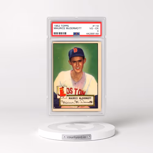 1952 Topps #119 Maurice McDermott (PSA 4 VG-EX)