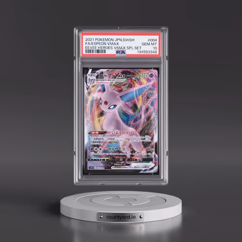 2021 Pokémon Sword & Shield Eevee Heroes Vmax Special Set #004 Espeon Vmax - Full Art (PSA 10 GEM MI