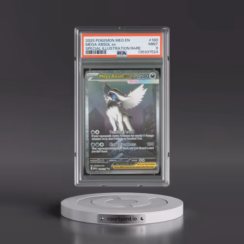 2025 Pokémon Meg EN-Mega Evolution #180 Mega Absol EX - Holo Special Illustration Rare (PSA 9 MINT)