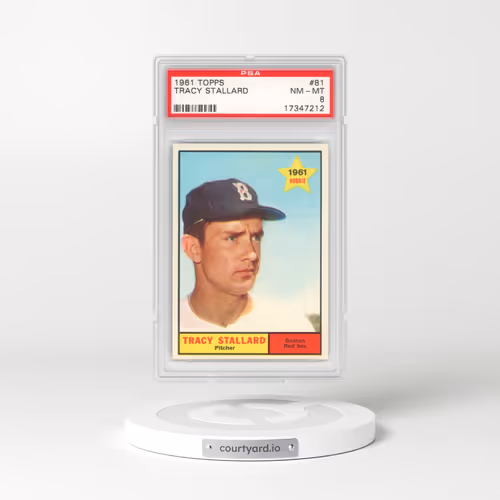 1961 Topps #81 Tracy Stallard (PSA 8 NM-MT)