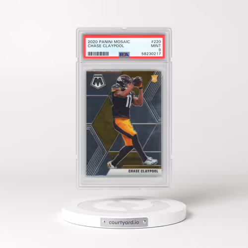 2020 Panini Mosaic #220 Chase Claypool (PSA 9 MINT)