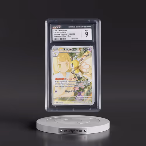 2025 Journey Together - JTG EN #164/159 Lillie's Ribombee - Illustration Rare Holo (CGC 9 MINT)