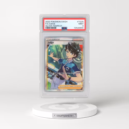 2022 Pokémon Sword & Shield Silver Tempest #TG25 Judge - Full Art (PSA 9 MINT)