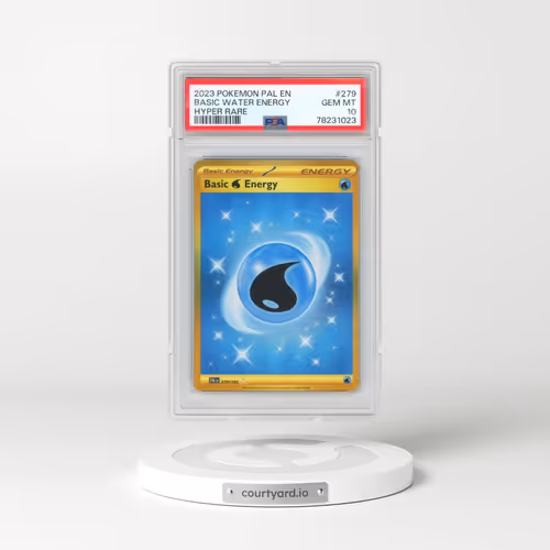 2023 Pokémon Pal EN-Paldea Evolved #279 Basic Water Energy - Hyper Rare (PSA 10 GEM MINT)