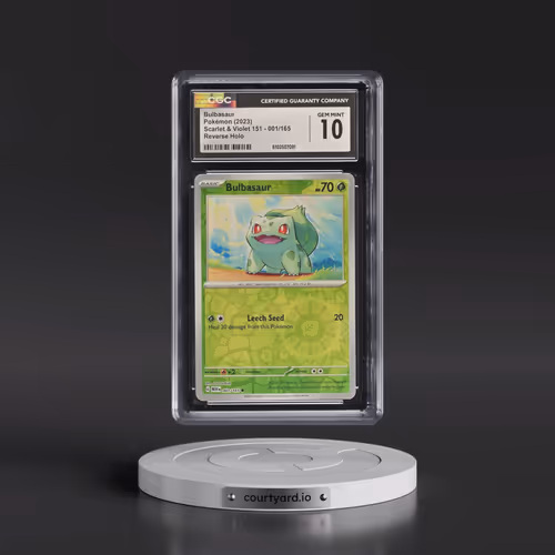 2023 Scarlet & Violet 151 - MEW EN #001/165 Bulbasaur - Reverse Holo (CGC 10 GEM MINT)