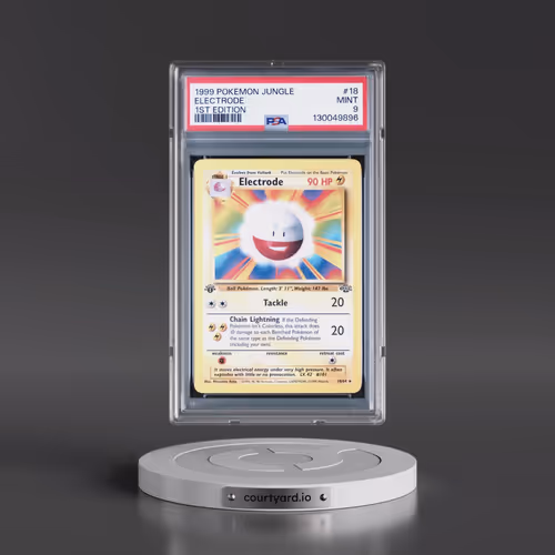 1999 Pokémon Jungle #18 Electrode - 1st Edition (PSA 9 MINT)