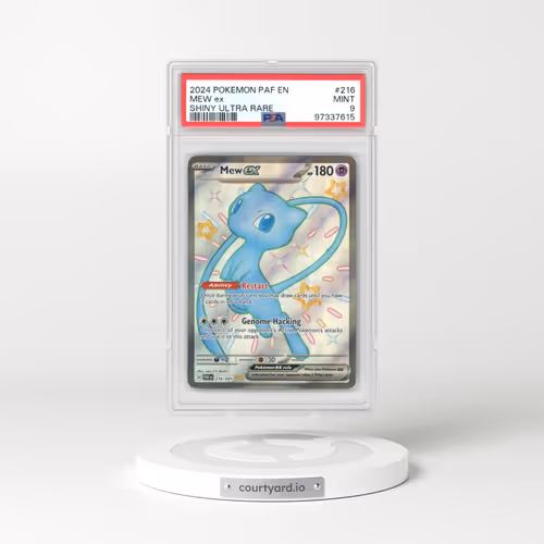 2024 Paldean Fates - PAF EN #216 Mew ex - Shiny Ultra Rare (PSA 9 MINT)