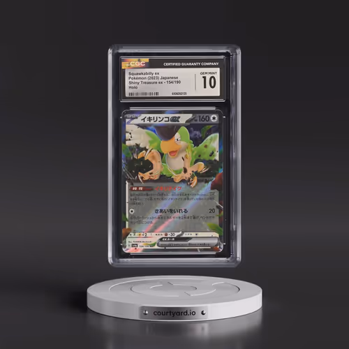 2023 Shiny Treasure ex #154/190 Squawkabilly ex - Holo (CGC 10 GEM MINT)