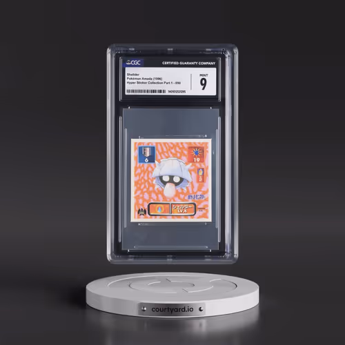 1996 Hyper Sticker Collection Part 1 (1996) #090 Shellder (CGC 9 MINT)