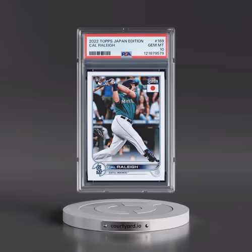 2022 Topps Japan Edition #169 Cal Raleigh (PSA 10 GEM MINT)
