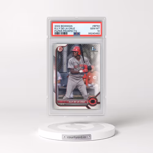 2022 Bowman Paper Prospects #BP50 Elly de La Cruz (PSA 10 GEM MINT)