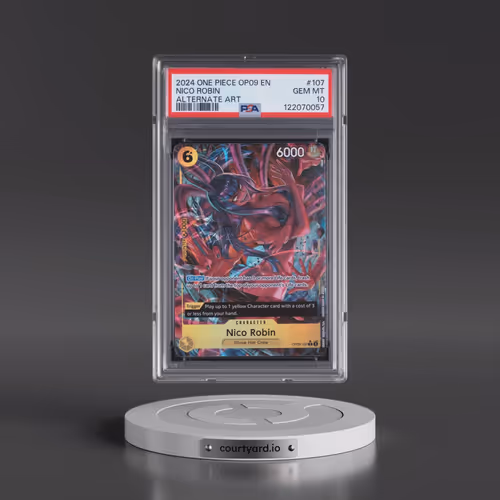 2024 One Piece OP09-Emperors in the New World #107 Nico Robin - Alternate Art (PSA 10 GEM MINT)
