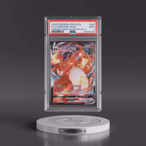 2020 Pokémon Sword & Shield Charizard Vmax Starter Set 2 #002 Charizard Vmax - Full Art (PSA 9 MINT)