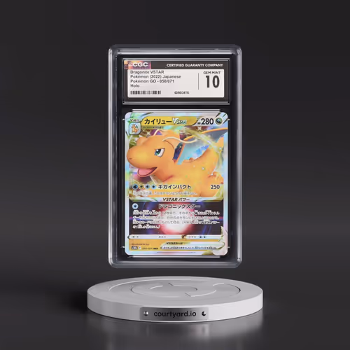 2022 Pokémon GO #050/071 Dragonite VSTAR - Holo (CGC 10 GEM MINT)