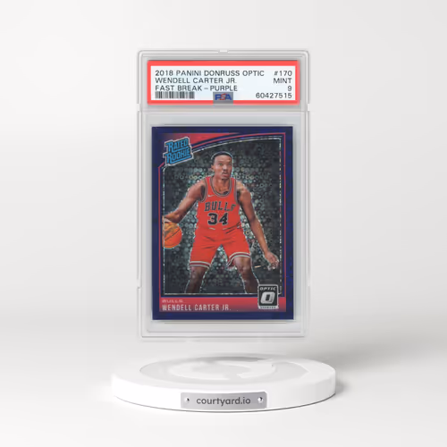 2018 Panini Donruss Optic #170 Wendell Carter Jr. Fast Break-Purple