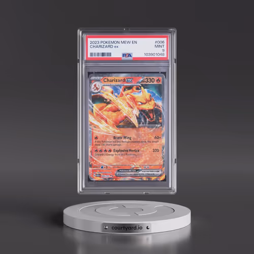 2023 Pokémon Mew EN-151 #006 Charizard EX - Holo (PSA 9 MINT)