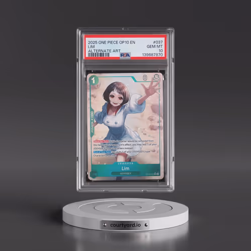 2025 One Piece OP10-Royal Blood #037 Lim - Alternate Art (PSA 10 GEM MINT)