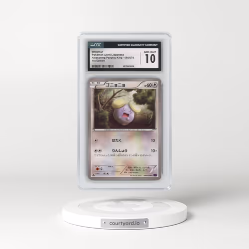 2016 Awakening Psychic King #060/078 Whismur - 1st Edition (CGC 10 GEM MINT)