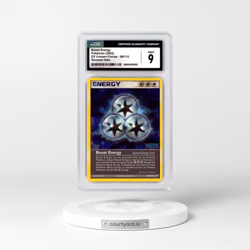 2005 EX Unseen Forces #98 Boost Energy - Holo (CGC 9 MINT)