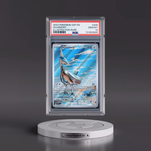 2024 Pokémon Ssp EN-Surging Sparks #209 Skarmory - Illustration Rare (PSA 10 GEM MINT)