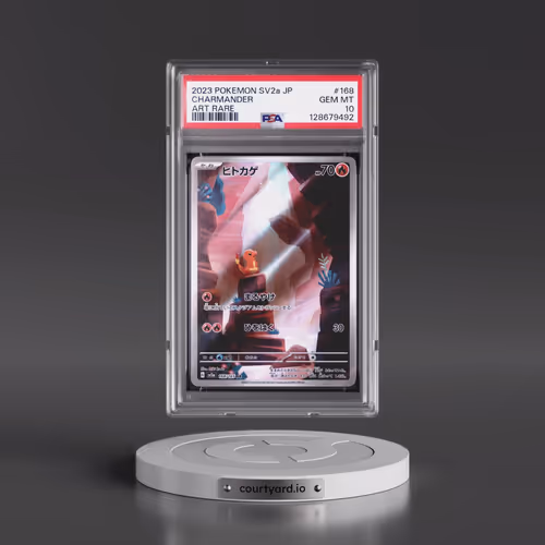 2023 Pokémon Sv2a-Pokémon 151 #168 Charmander - Art Rare (PSA 10 GEM MINT)