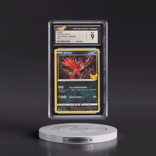 2021 Celebrations #019/025 Yveltal - Holo (CGC 9 MINT)